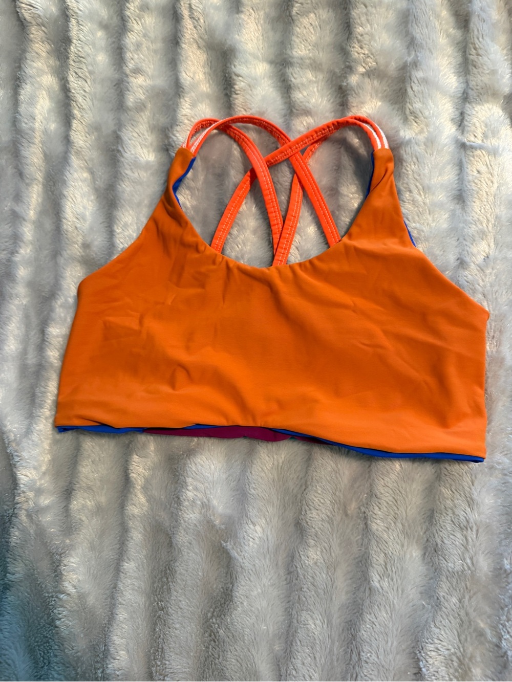 NWOT-Tera Kaia ReMade TOURA Basewear Top Sports Bra Swim One Of A Kind - Picture 4 of 15